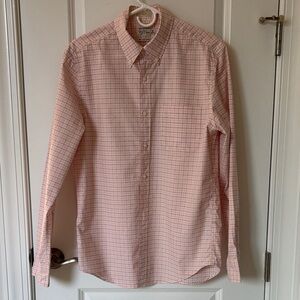 J. Crew Pink and Blue Plaid Men's Shirt